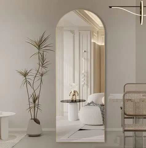 Arched Full length Mirror - Gold