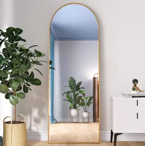 Arched Full length Mirror - Gold