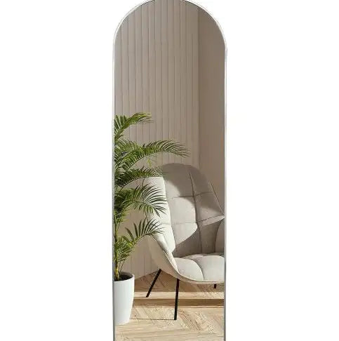 Arched Full-length Mirror - Silver