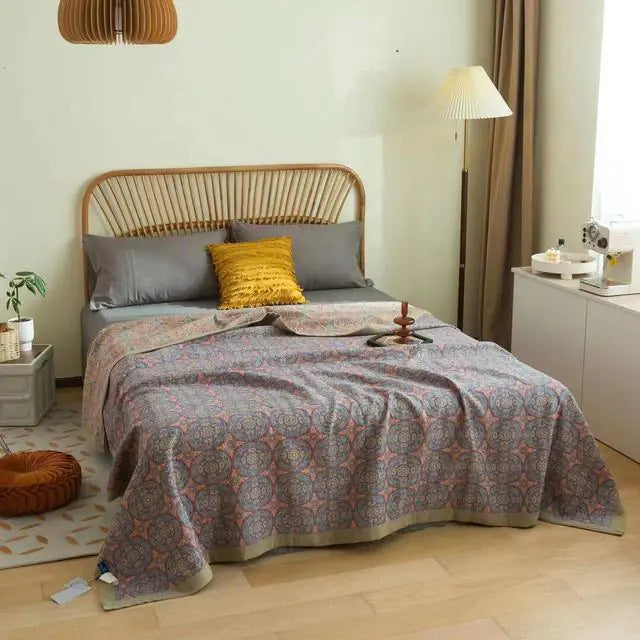 Summer Cotton Luxury Quilt + Pillow Cover Set