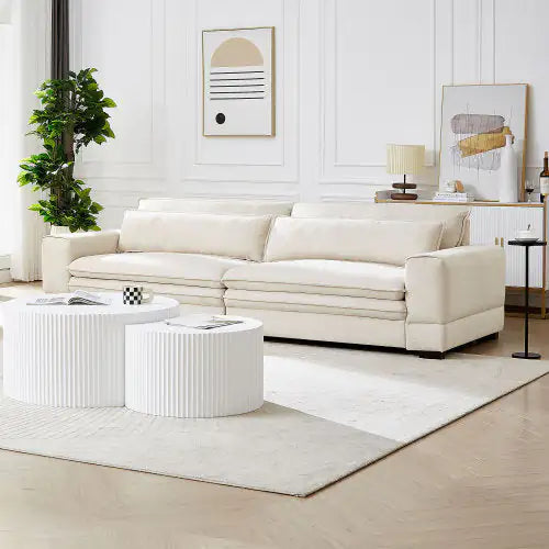 Medieval Modern Fabric Sofa