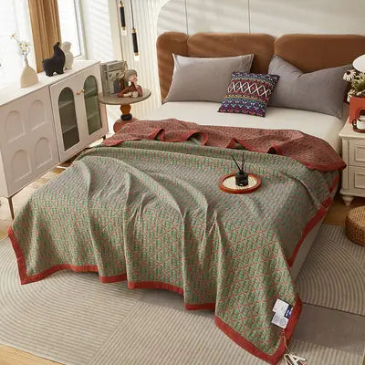Summer Cotton Luxury Quilt + Pillow Cover Set
