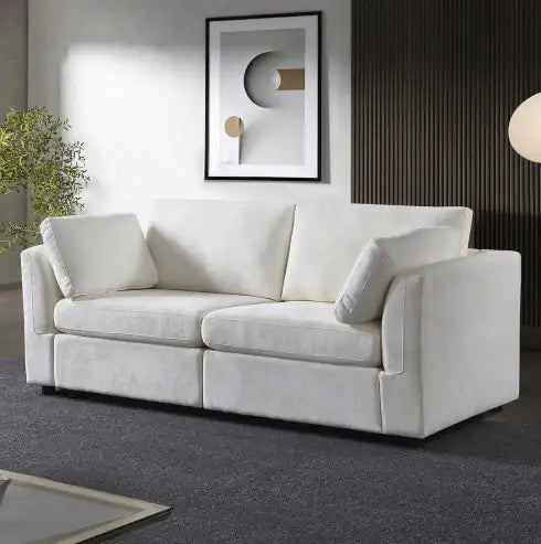 The Classic White Sofa