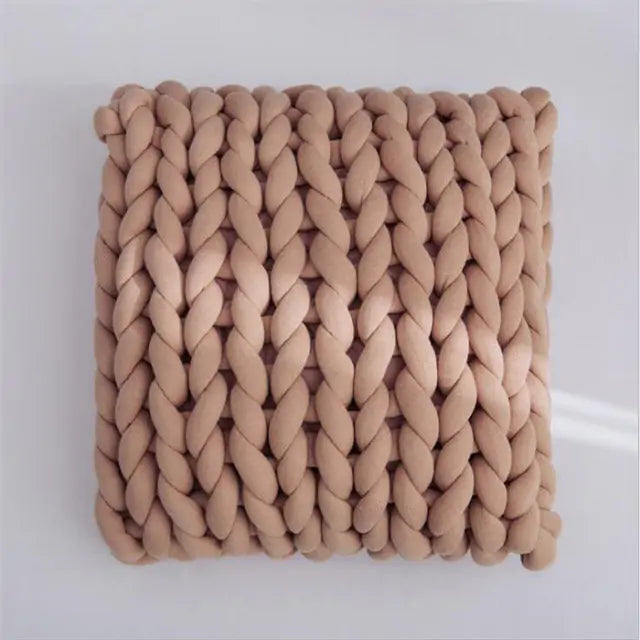 Handmade Braided Cushion