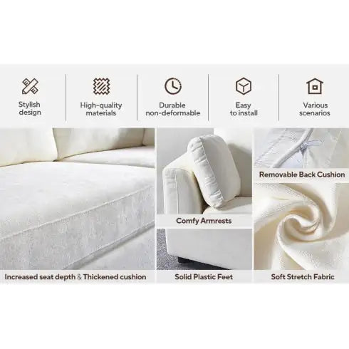 The Classic White Sofa