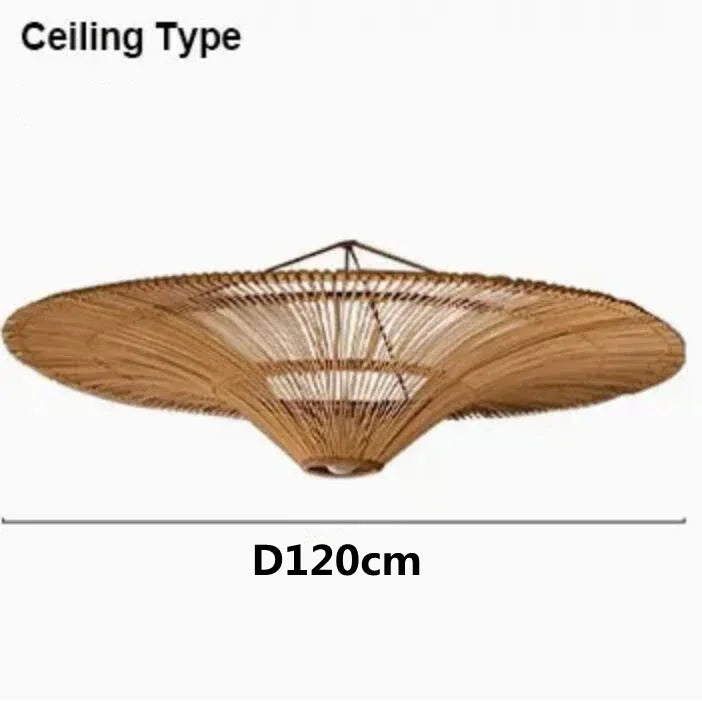 Rattan Pendant Wall Light