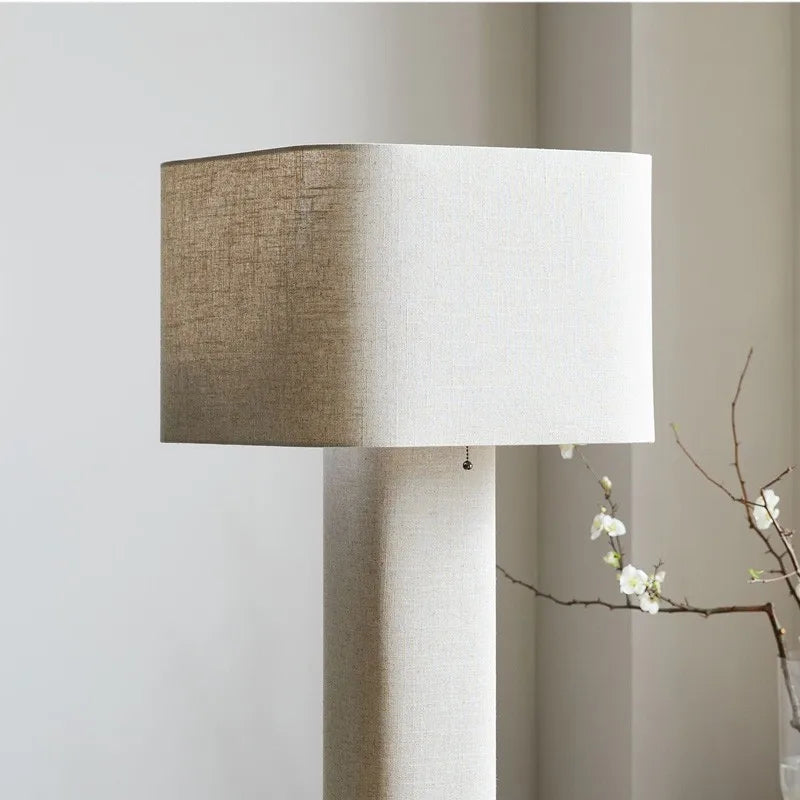 Floor or Table Lamp Fabric Body and Shade