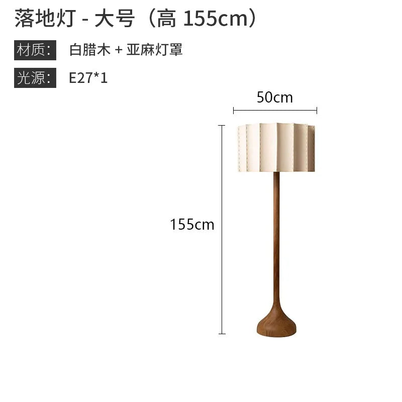 Designer Wabi Sabi Table or Floor Lamp - 2 sizes
