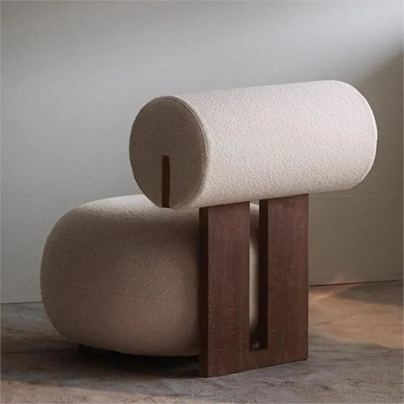 Nordic Solid Wood Accent Chair