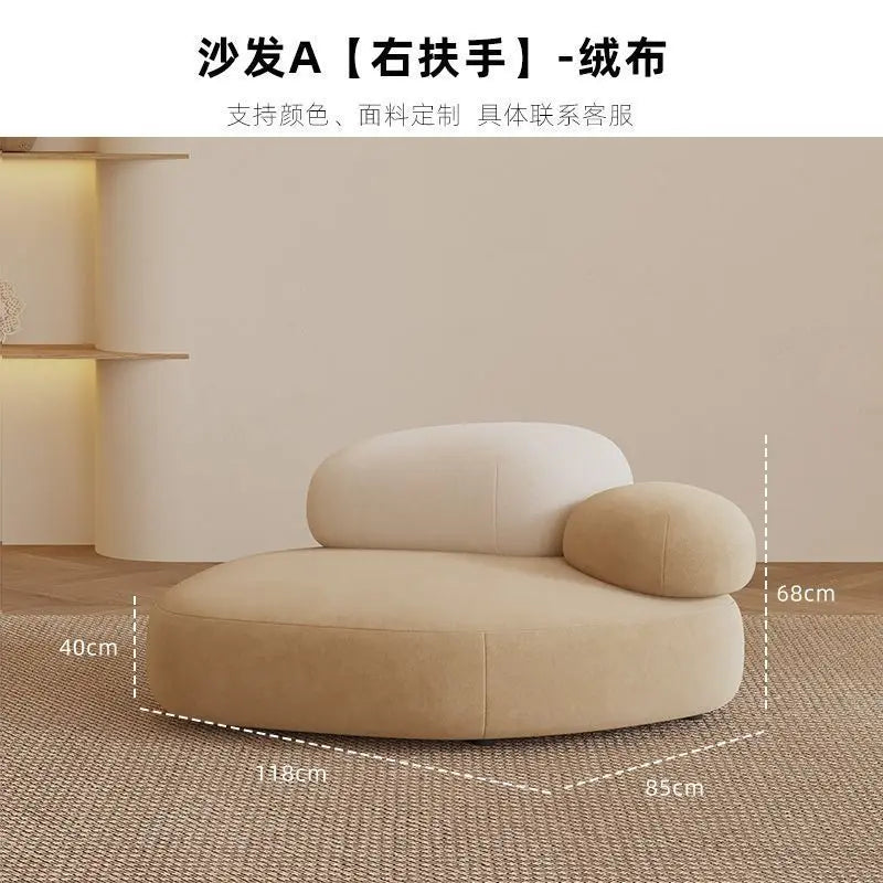 Cobblestone Curved Sofa