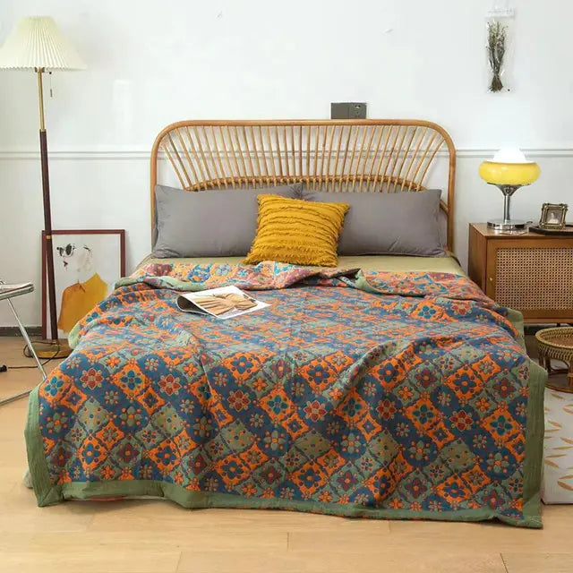 Summer Cotton Luxury Quilt + Pillow Cover Set