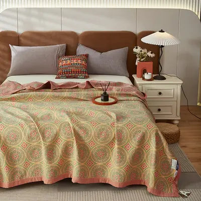 Summer Cotton Luxury Quilt + Pillow Cover Set
