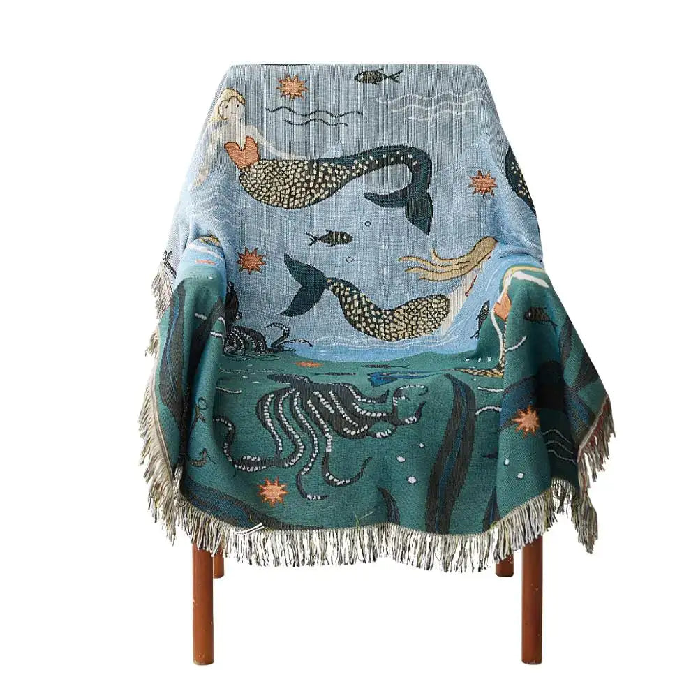 Mermaid - Throw Blanket
