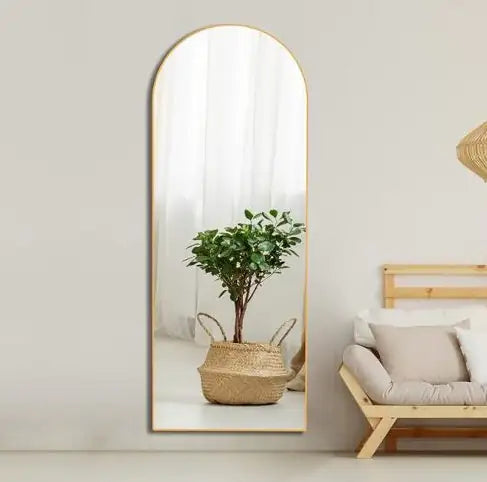 Arched Full length Mirror - Gold