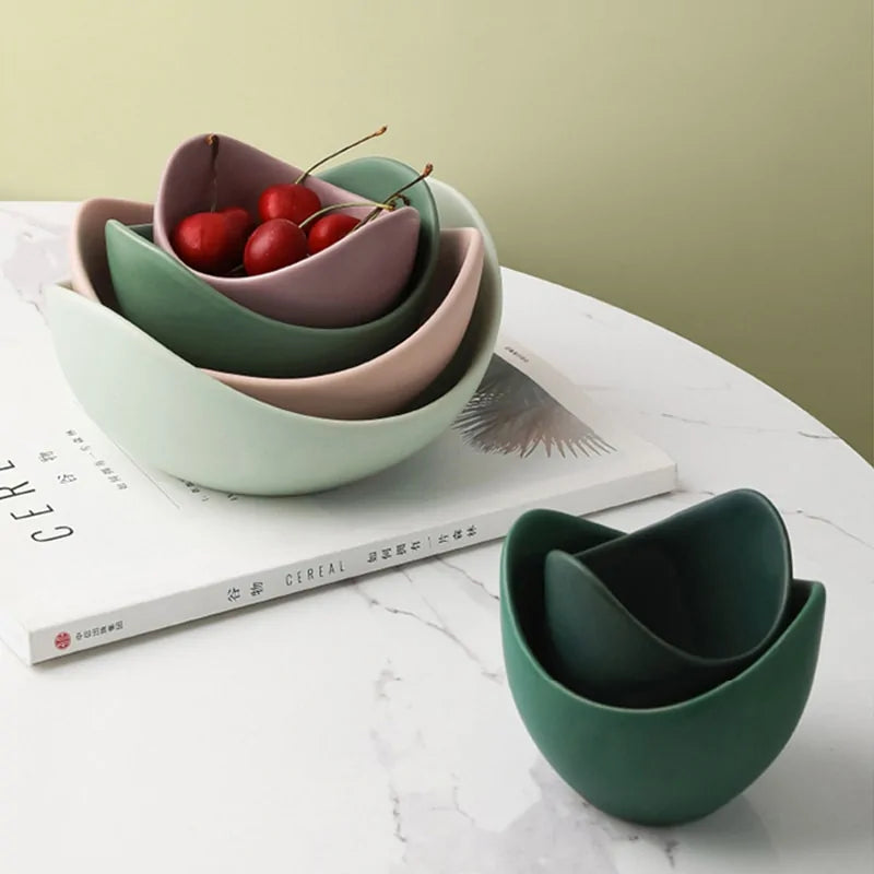 Lotus Inspired Bowl Dishes And Plates Sets