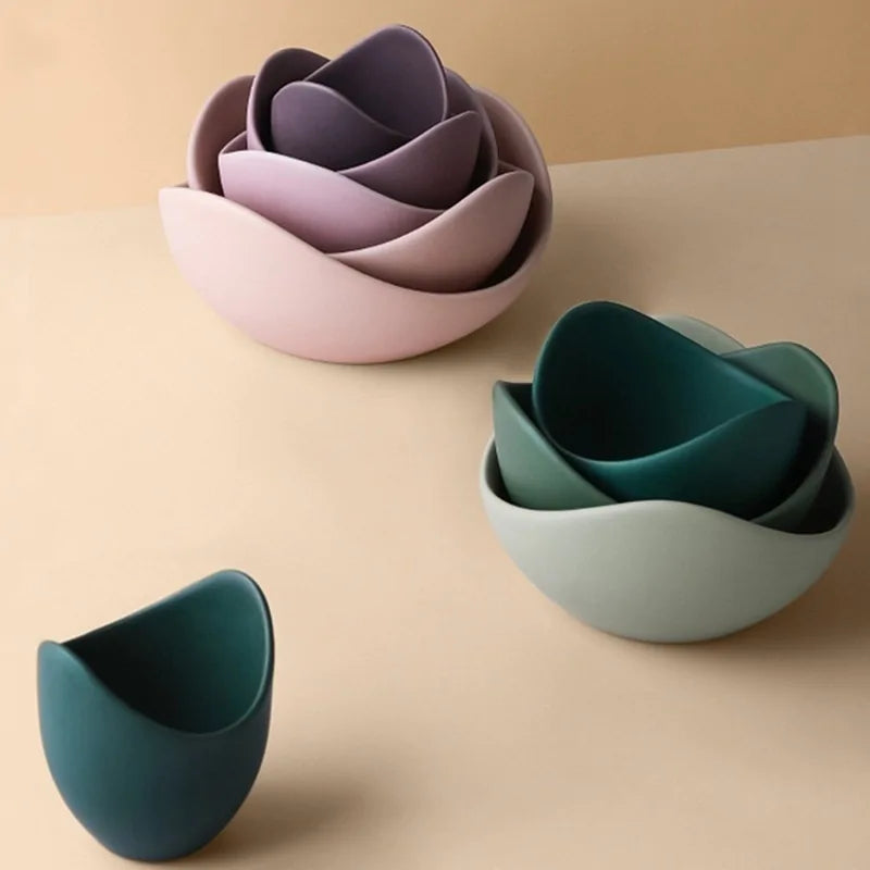 Lotus Inspired Bowl Dishes And Plates Sets