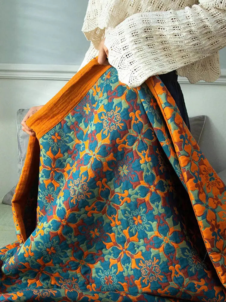 Summer Cotton Luxury Quilt + Pillow Cover Set