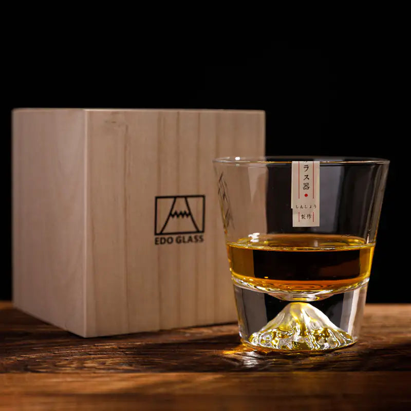 Mount Fuji Whiskey Glass