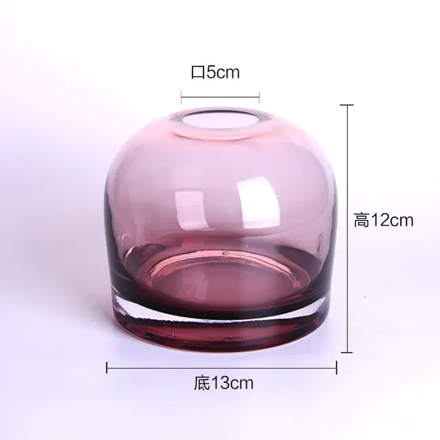 European Style Simple Vase Creative INS Glass Flower Ware