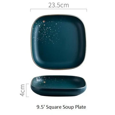 Retro Green Tableware Set