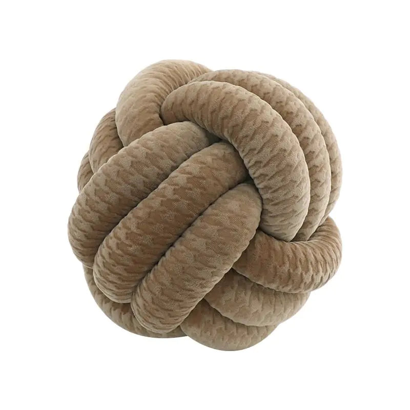 Fun Knotted Ball  - Throw Pillow Cushion