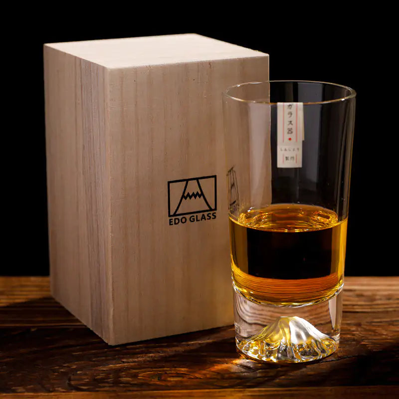 Mount Fuji Whiskey Glass