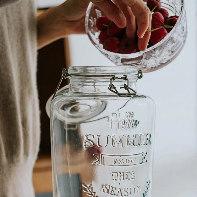 Retro Drink Dispenser Jar