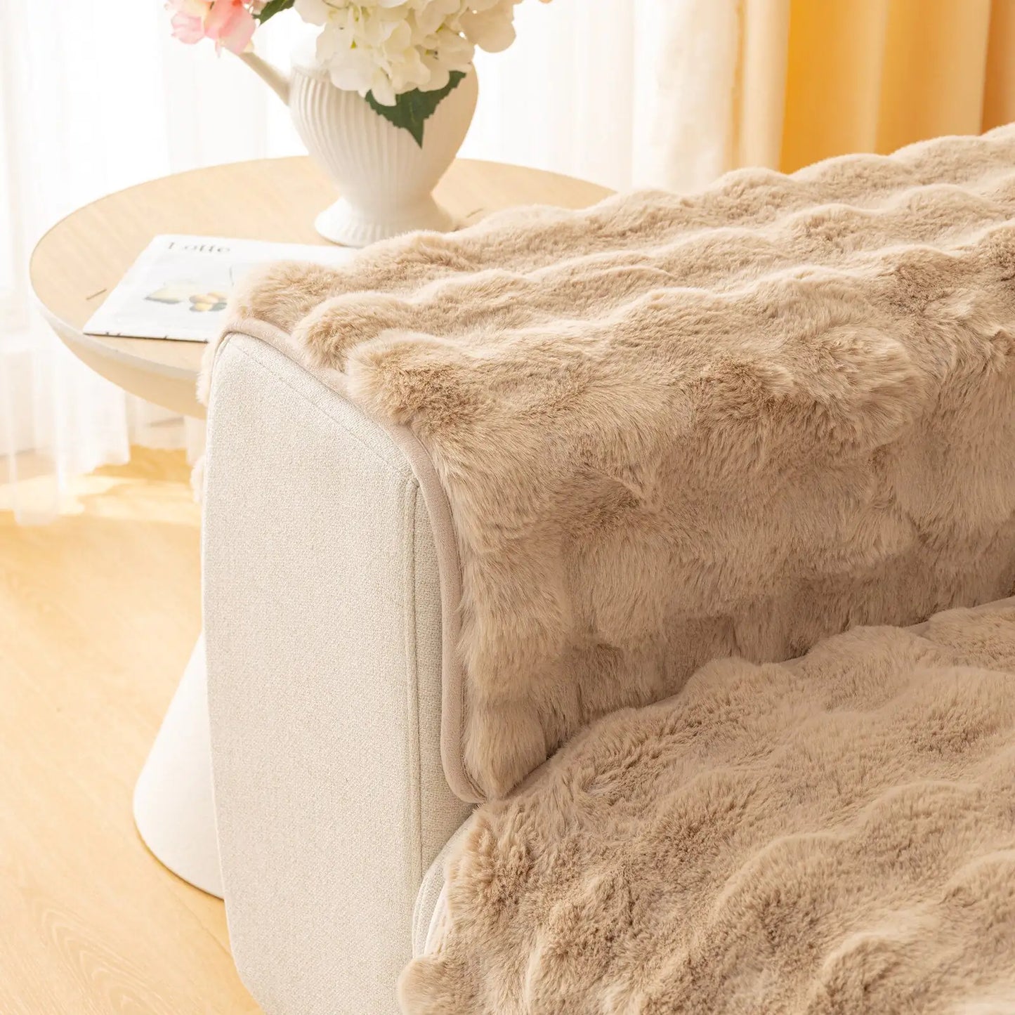 Super Soft Shaggy Sofa Throw