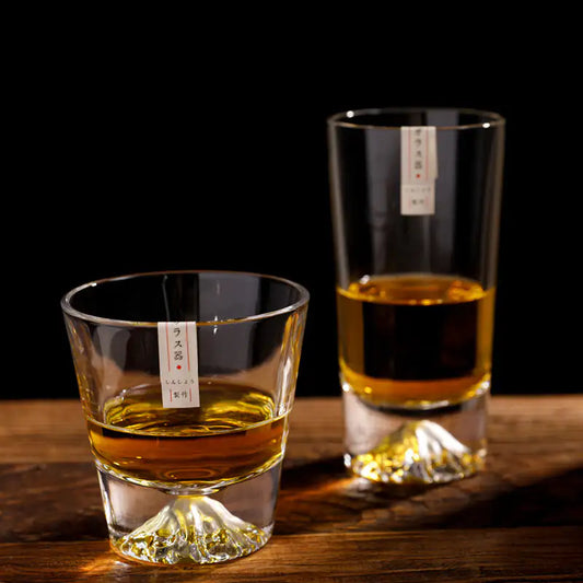 Mount Fuji Whiskey Glass