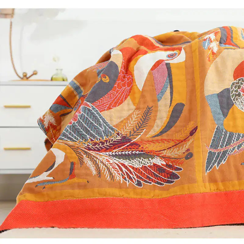 Tropical Garden - Throw Blanket Bedspread