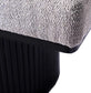 Boucle Sofa Bench With Black Chunky Legs