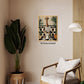 Giraffe on Toilet  - Wall Art