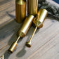 Golden Pillar Candle Stick Trio