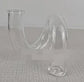 Glass Flower Vase and Candle Holder for Weddings and Home Decor