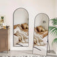 Arched Full length Mirror - Black