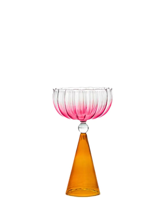 Oasis Pink - Wine Glass