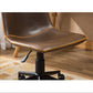 Faux Leather Office Chair - Antique Brown