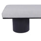 Boucle Sofa Bench With Black Chunky Legs