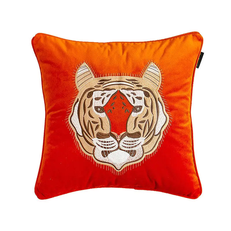 Flying Tiger  -  Retro Cushion Cover