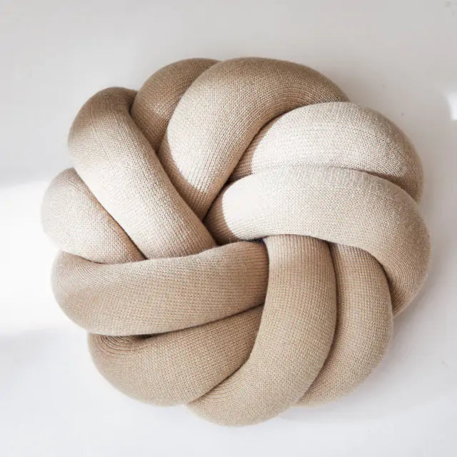 Cotton Hand-Knot Back Cushions