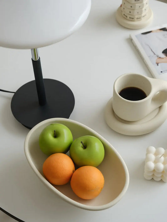 Three-Legs Ceramic Fruit Bowl