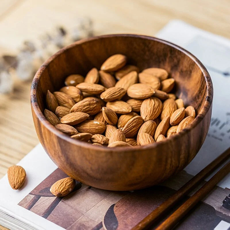 Hand-Made Acacia Wood Bowls