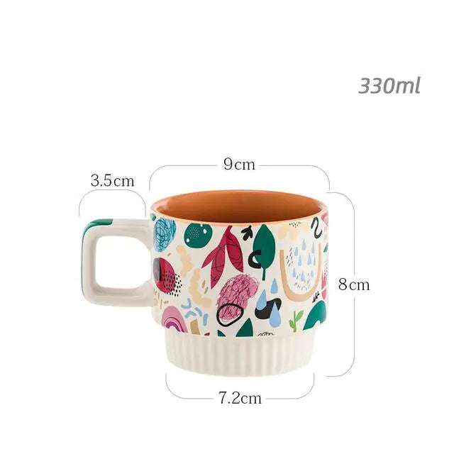 Hand-Painted Ceramic Mug