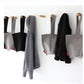 Wood Clothes Hanger Wall Mounted