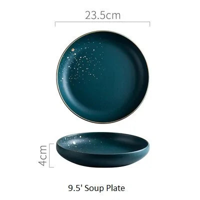 Retro Green Tableware Set