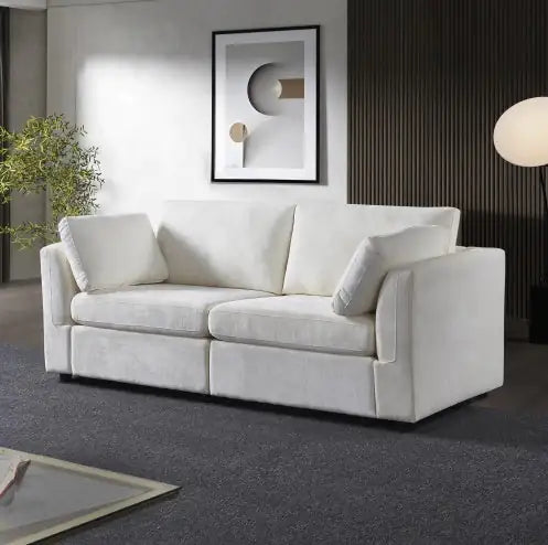 The Classic White Sofa