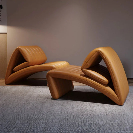 Leather Single Accent Chair