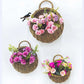 Hand Made Wicker Rattan Flower Planter Basket