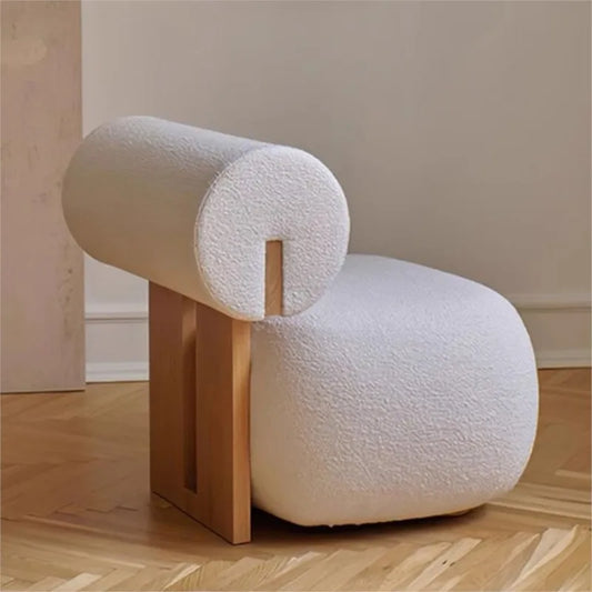 Nordic Solid Wood Accent Chair