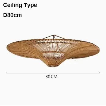 Rattan Pendant Wall Light